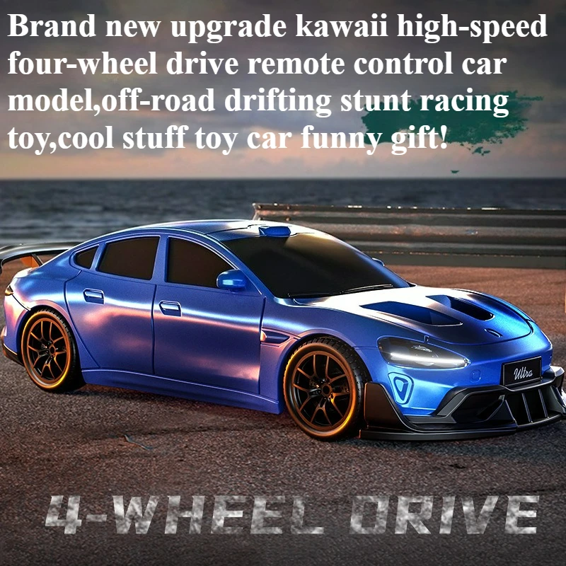 

Cool Stuff Toy Car Funny Gift-Kawaii High-speed 4WD Rc Drift Car,Remote Control Car Model,Off-road Stunt Rc Cars,Toys for Boys