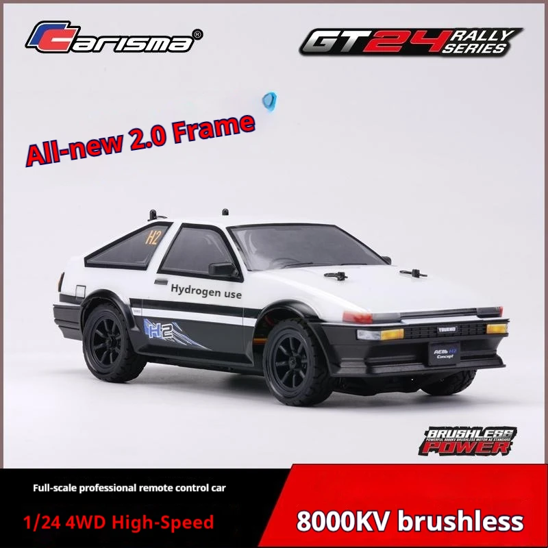 Carisma 1/24 Professionele Rc Hoge Snelheid Afstandsbediening Auto Ae86 Model Vierwielaandrijving Mosquito Auto Drift Simulatie auto