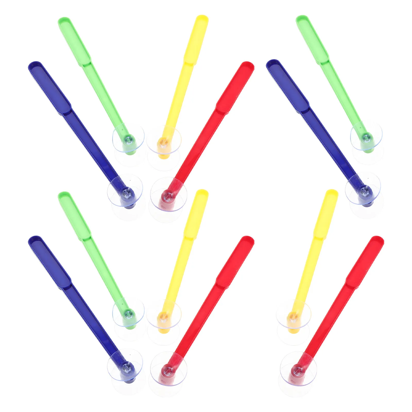 12Pcs Suction Cup Hammer Montessori Training Quick Reaction Learning Equipment Preschool Science Teaching Supplies Small Hammer