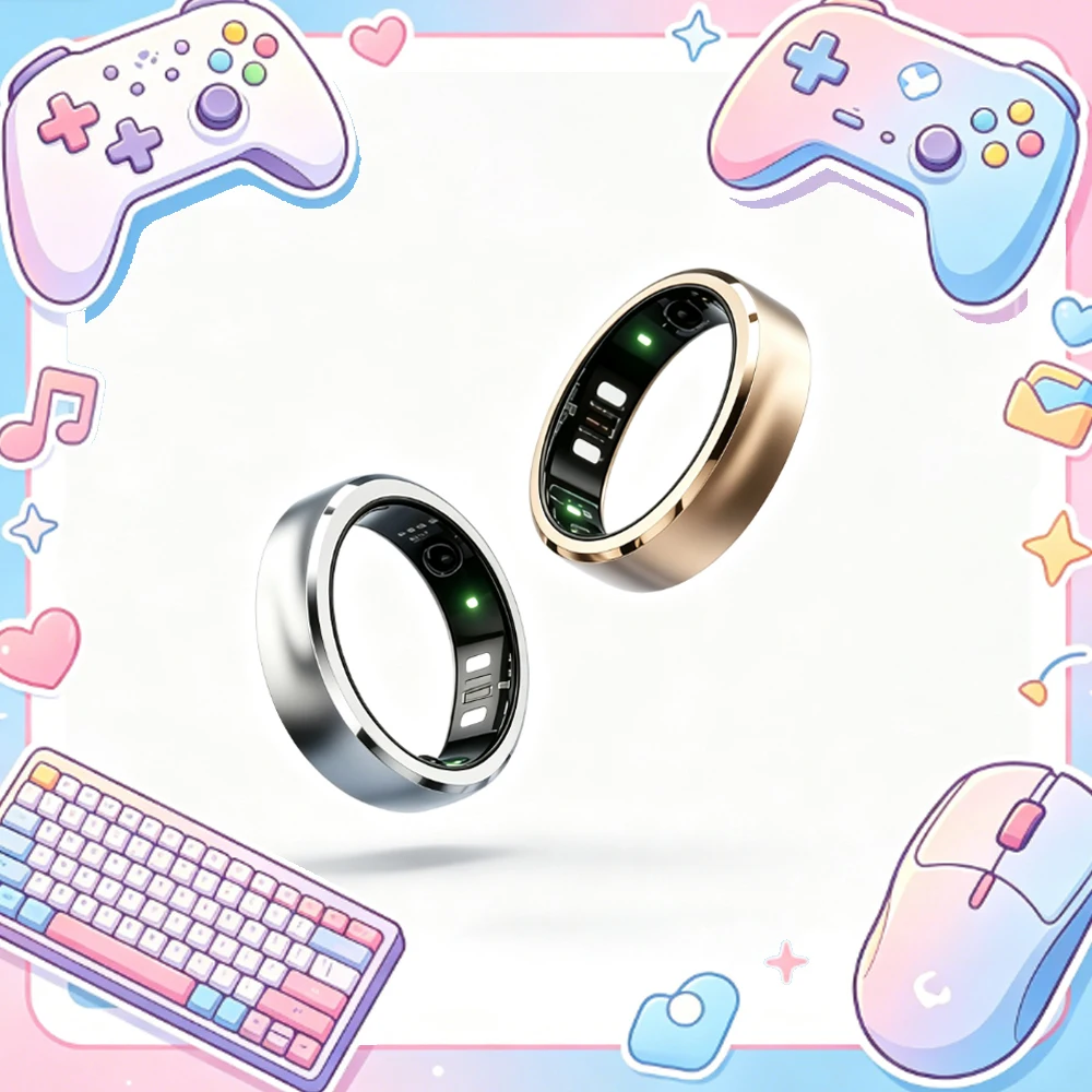 RingConn Gen 3 Smart Ring Ai Vascular Trends Tracking App Vibration Smart Ring 14-day Long Battery Life for Man Health Monitor