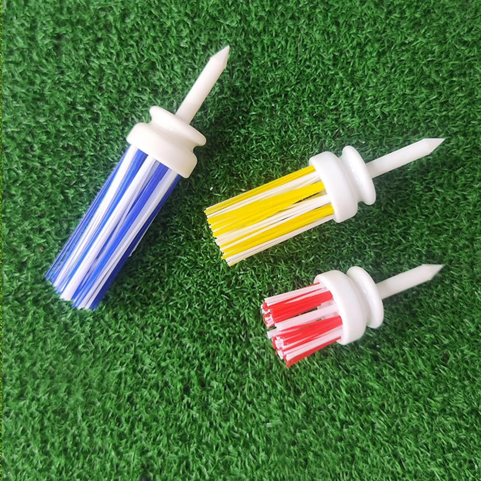 

Golf Tee Brush Top Golf Practice Equipment Plastic Outdoor Exercise Accessories Holder for Driving Range Golf Supplies