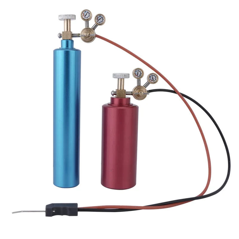 1/10 Simulation model climbing car mood parts Aluminum alloy oxygen cylinder, acetylene cylinder1pc