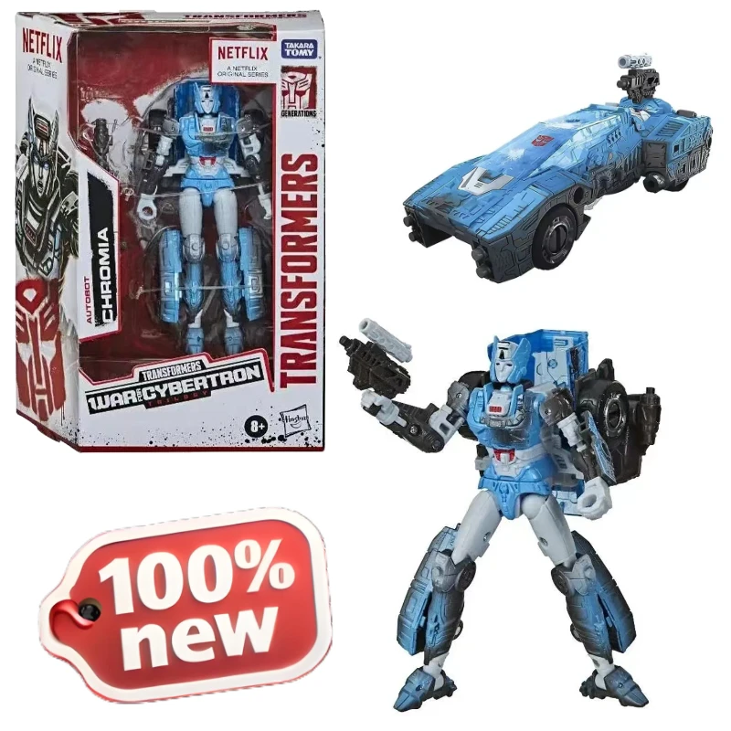 

Совершенно новая оригинальная коробка, трансформер G1 Chromia, экшн-фигурка, модель, праздничные подарки, украшения для студии, фигурка, игрушечный робот