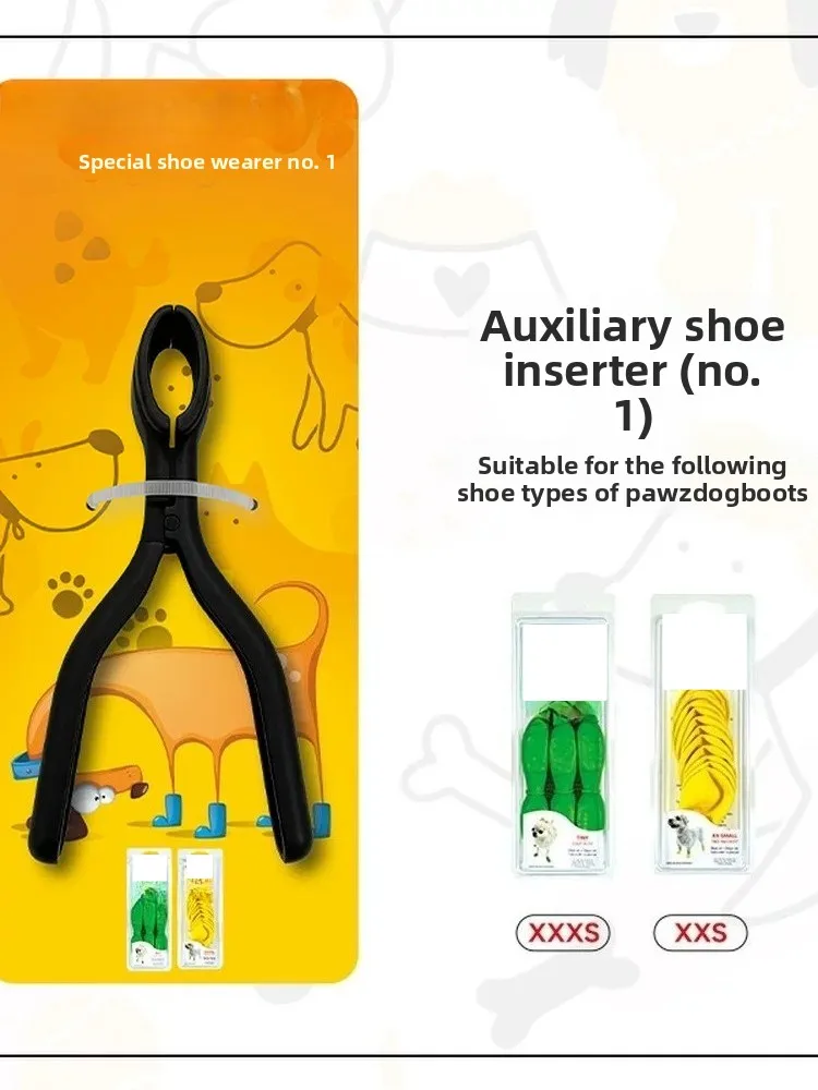 Waterproof Dog Boots, Disposable Latex Dog Shoes Anti-Slip  Protectors with Shoe Helper