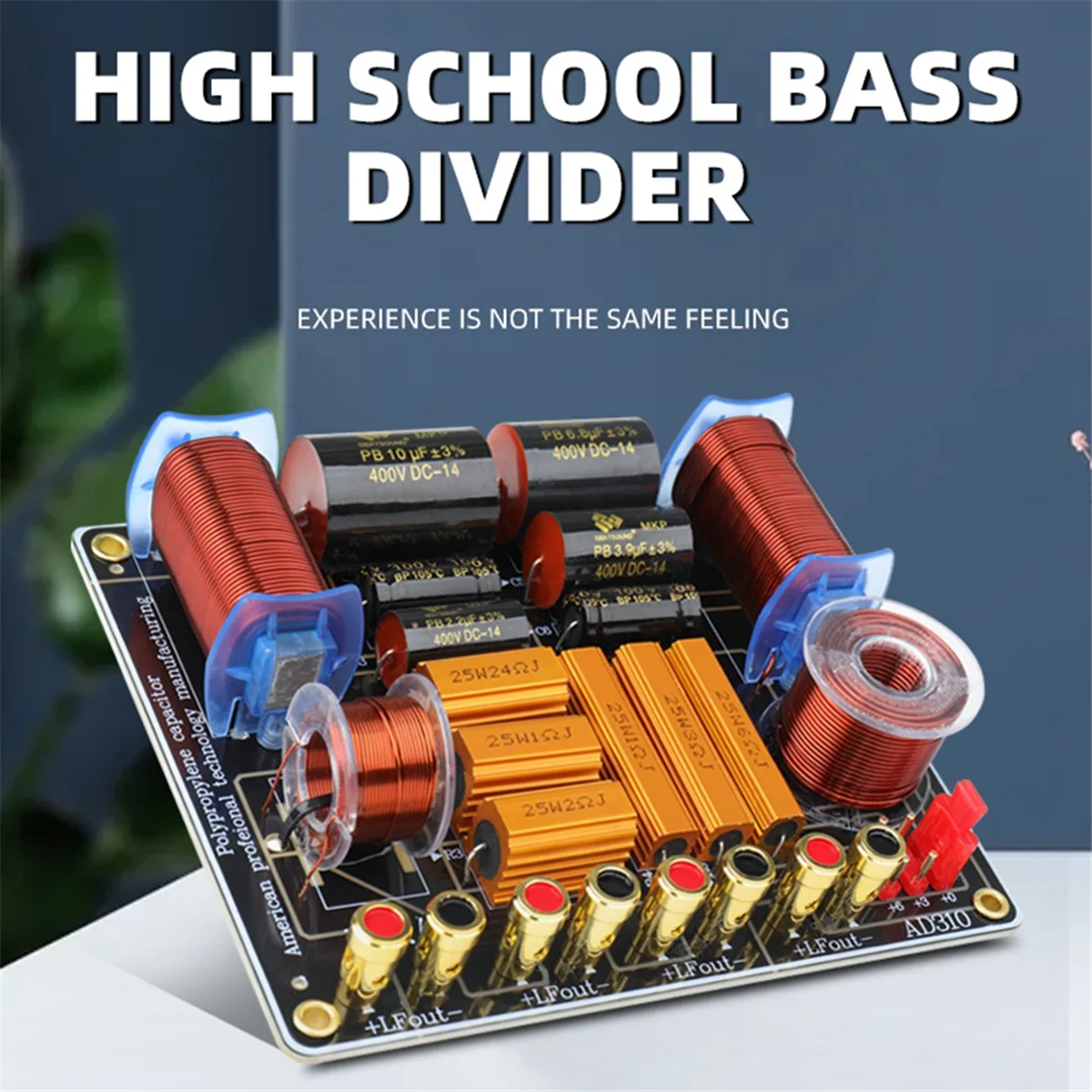 

Three-Way 450W Professional Speaker High Power Splitter 750Hz/5000Hz Stage Home Theater 3-Unit Audio Crossover Filter HOT