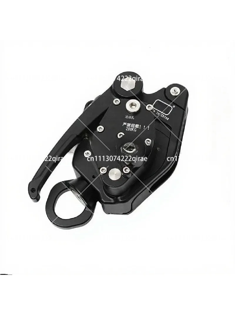 Electric Rope Hoist Lift and Descent Device for High Altitude Climbing and Lifting