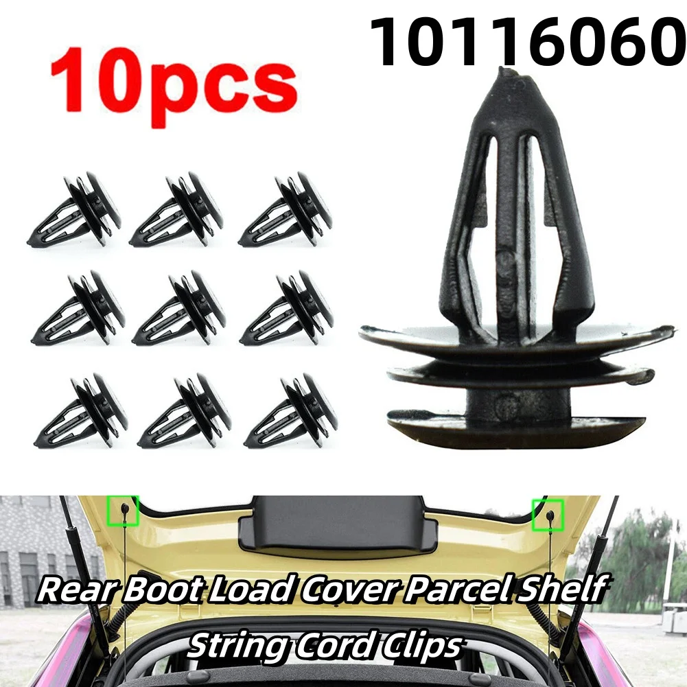 

10Pcs Rear Boot Load Cover Parcel Shelf String Cord Clips Retainer Door Panel Clips 10116060 For MG ZS 17-21 For MG 3 18-21