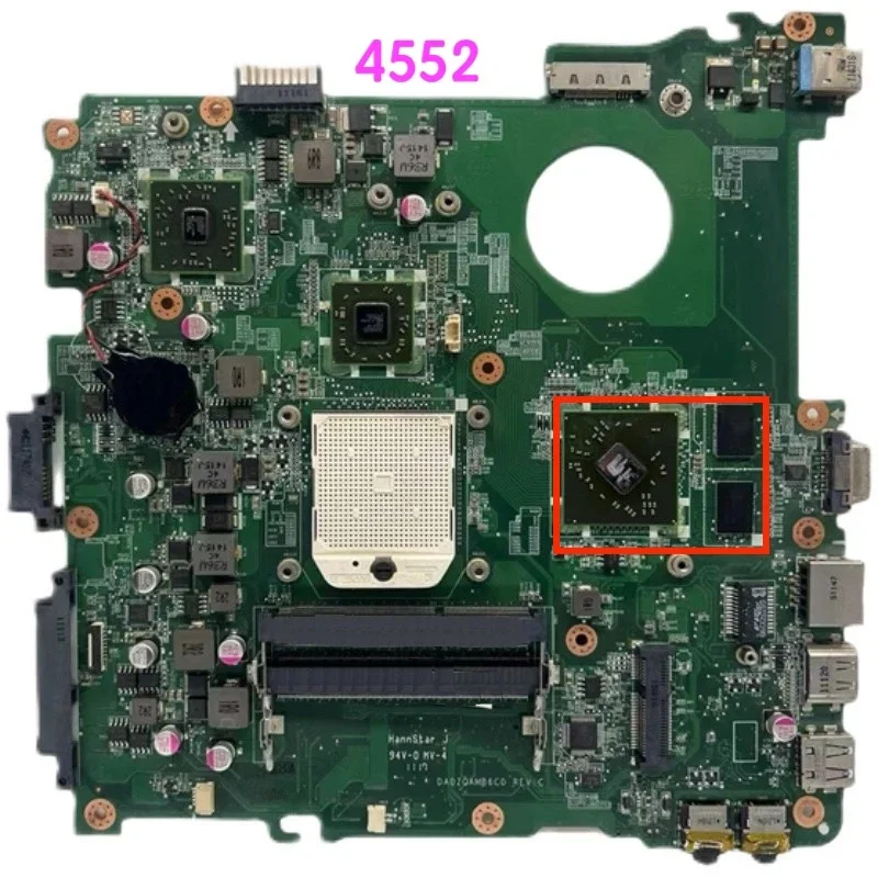 

Подходит для ноутбука Acer Aspire 4552, материнская плата DA0ZQAMB6C0, 100% протестировано, ОК, полностью работает