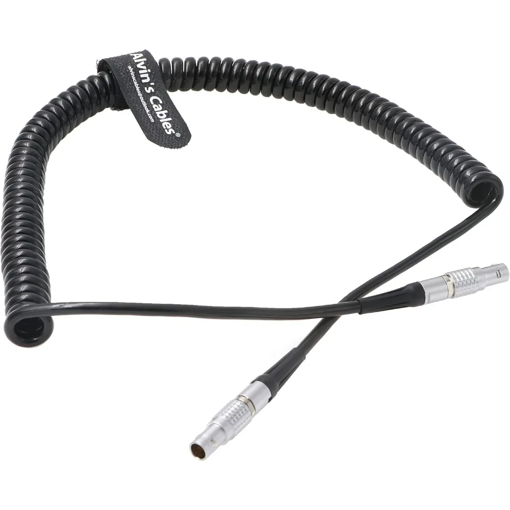 Nucleus-M Power-Cable for Tilta|Arri|RED|Steadicam Rigs|Z CAM E2 Flagship Camera 2 Pin to 7 Pin Coiled-Cable Alvin's Cables
