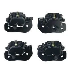 Right and Left Front Rear Brake Calipers Assembly for ATV Can Am Outlander Renegade 450 500 570 650 800 850 1000 with Pads