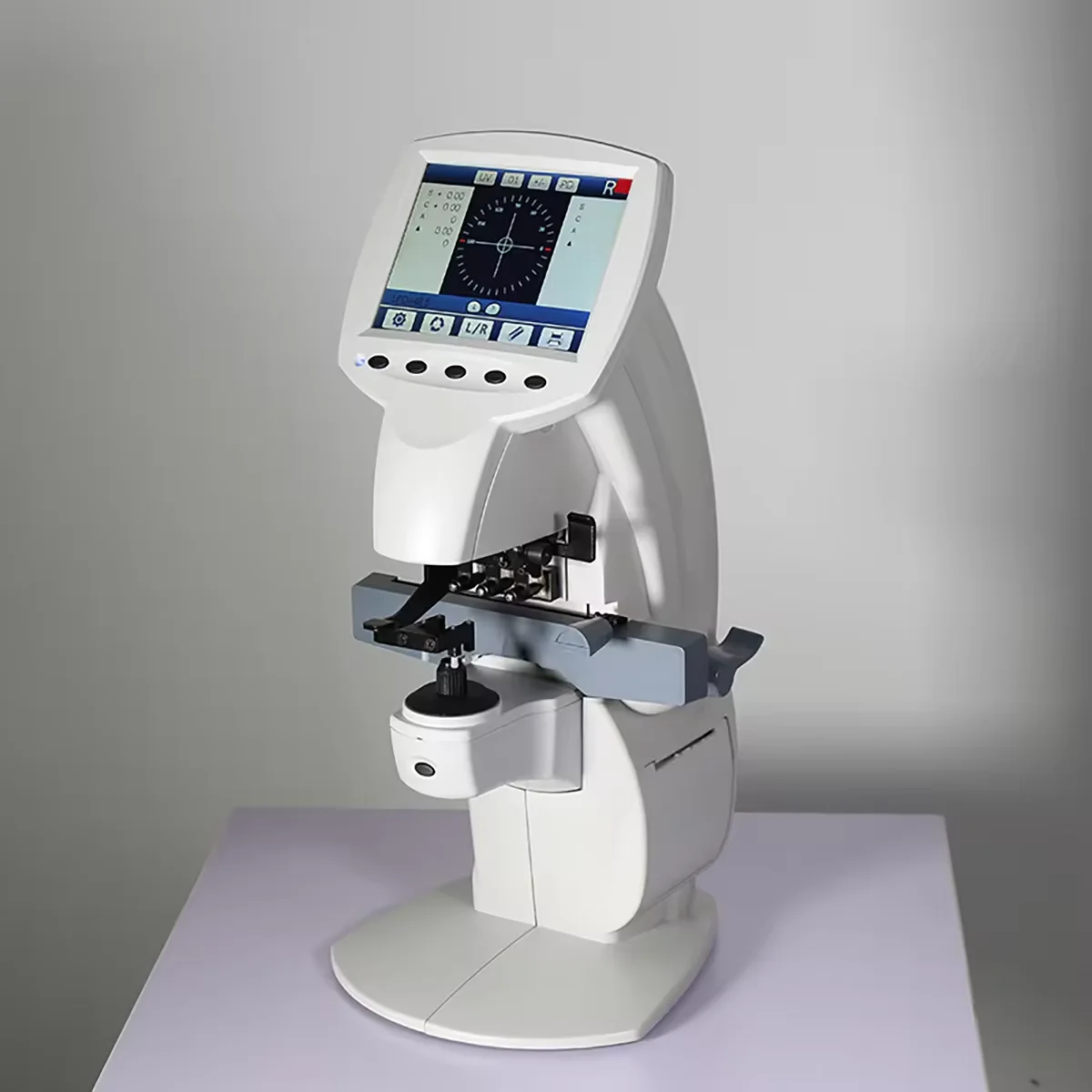 Compteur de lentille automatique portable avec PD et imprimante, test de vision optique, instruments d'ophtalmologie