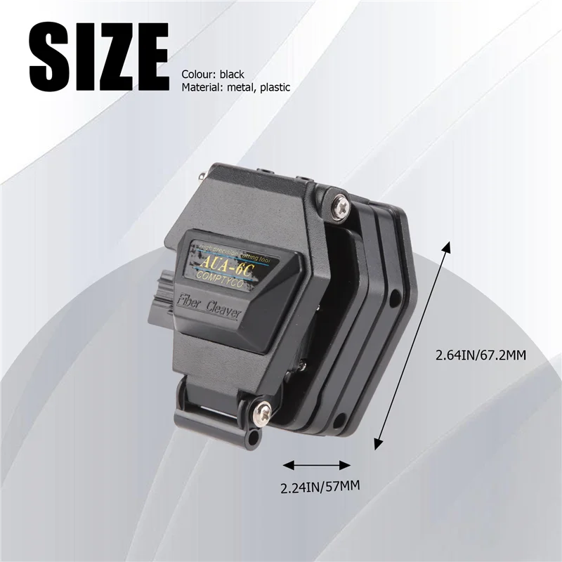 A24F-섬유 절단기 AUA-6C 케이블 절단 칼 FTTT 광섬유 칼 도구 커터 고정밀 절단기 16 표면 블레이드