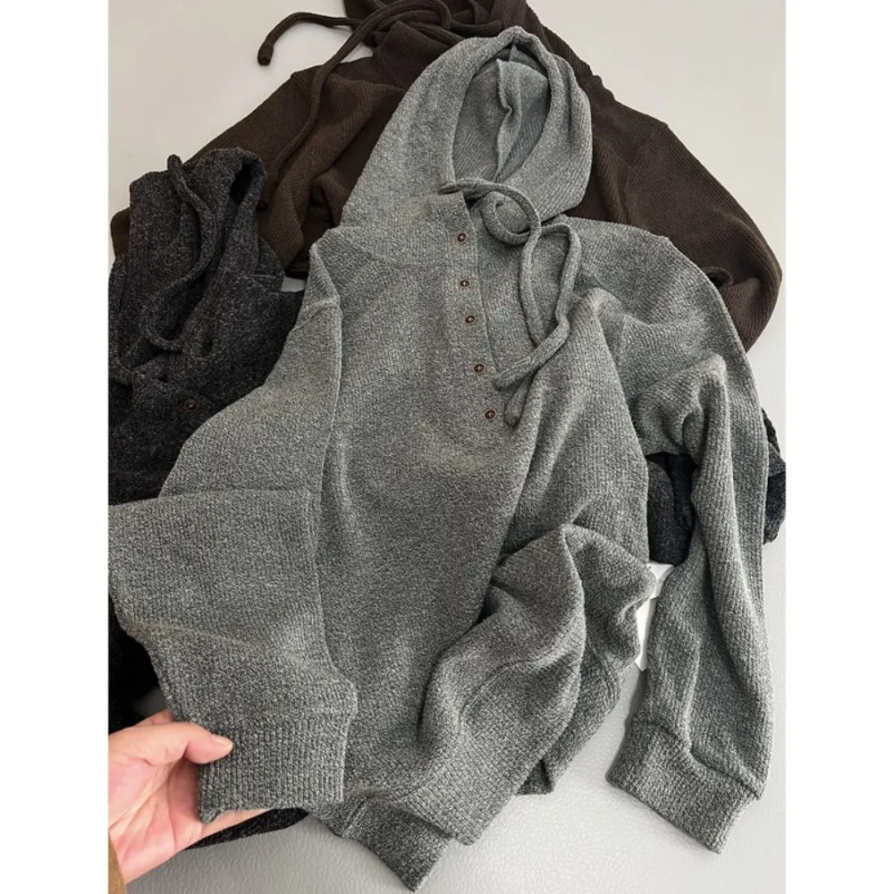 سترات تيسكو المحبوكة ذات القلنسوة متعددة الألوان - محبوكة ناعمة، ملابس يومية كاجوال للرجال والنساء