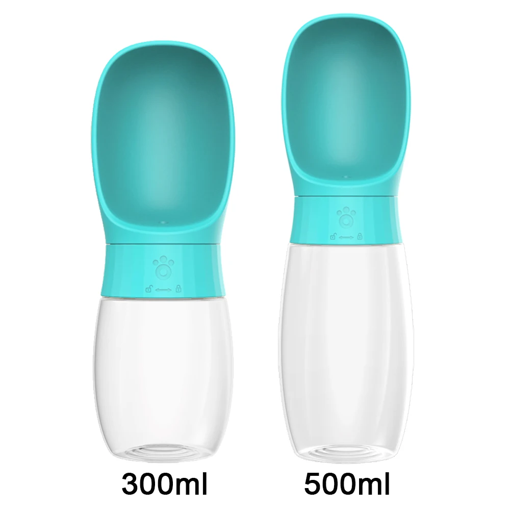 300ml 500ml Grote Honden Drinkfles Draagbare Drinkbak Voor Kleine Honden Kat Reizen Wandelen Puppy Huisdier Waterdispenser Beker Labrador
