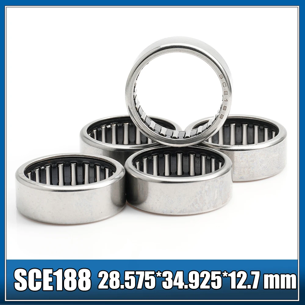 

SCE188 Bearing 28.575*34.925*12.7 mm ( 5 PC ) Drawn Cup needle Roller Bearings B188 BA188Z SCE 188 Bearing