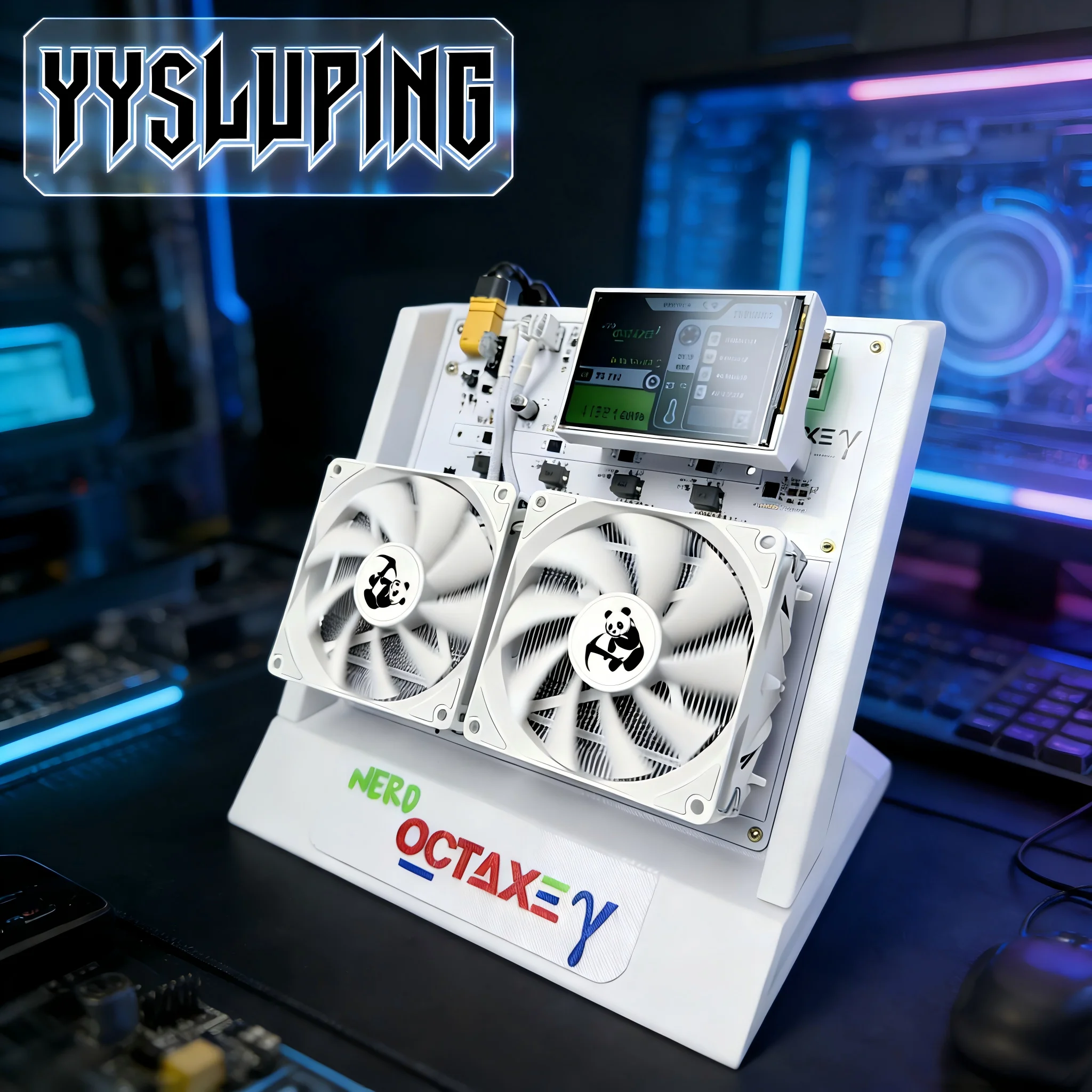 

YYSLuping factory machine 9.6Th/s-12Th/s 8PCS BM1370 ASIC-based Open Source Bitcoin Solo Miner NerdOCTAxe with Power Supply