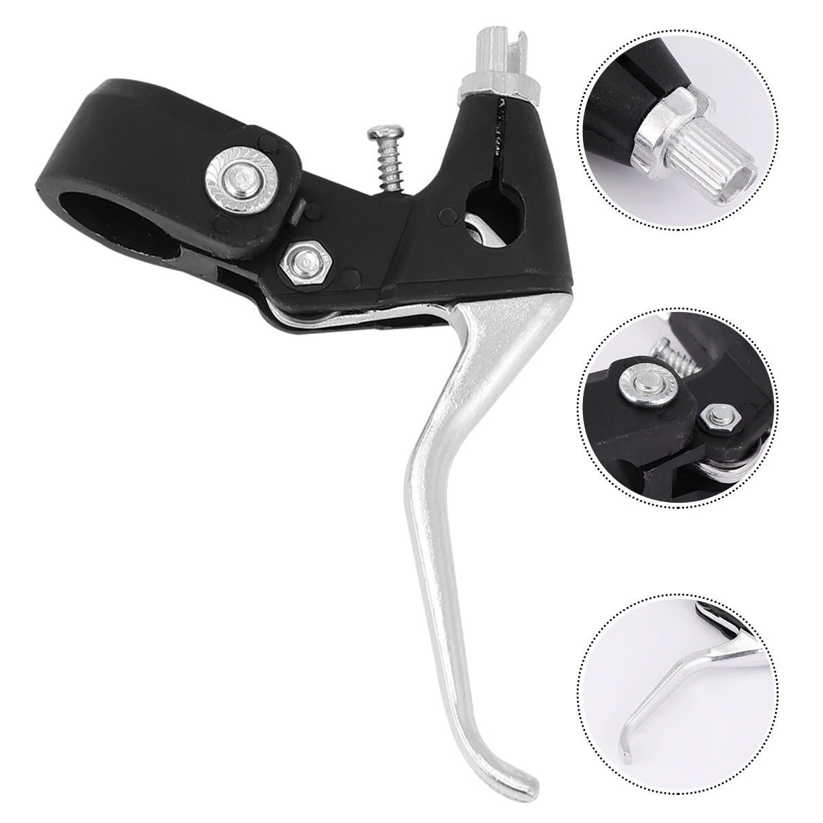 

2 Pairs Bike Brake Lever Black Clamp Long-lasting Universal Mountain Brake Handle Accessories Motorcycle Parts