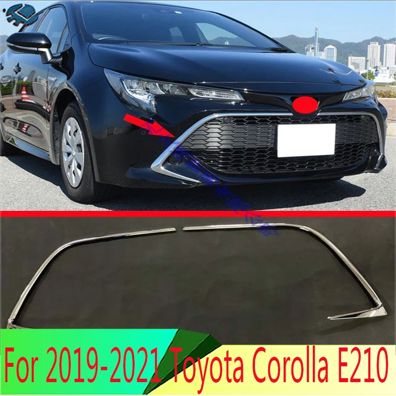 

Для Toyota Corolla E210 Sport Hatchback Auris ABS 2019-2021 гг., передняя центральная сетчатая решетка, крышка радиатора, накладка
