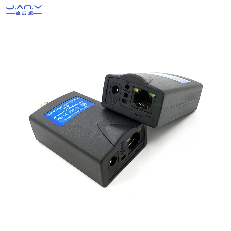 IP HD Network Transmitter, Video Power Supply, 2 em 1, Twisted Pair, cabo coaxial para Network Cable Extender