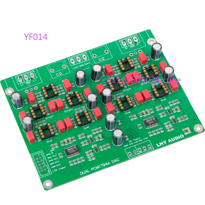 Dual PCM1794A X2 Balanced DAC Decoder Board, USB Coaxial Input, 24Bit 192K Audiophile Decoder Kit