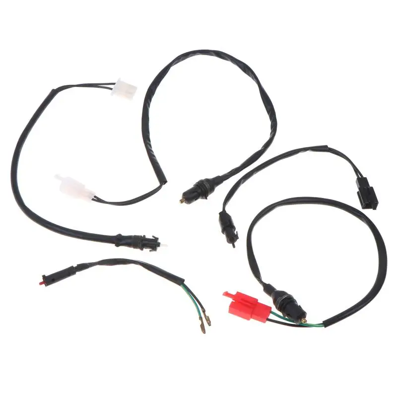 Motorcycle Drum Type Brake Light Switch Universal Single Disc Front Brake Line Component Fits Most 125cc 250cc Motorbikes