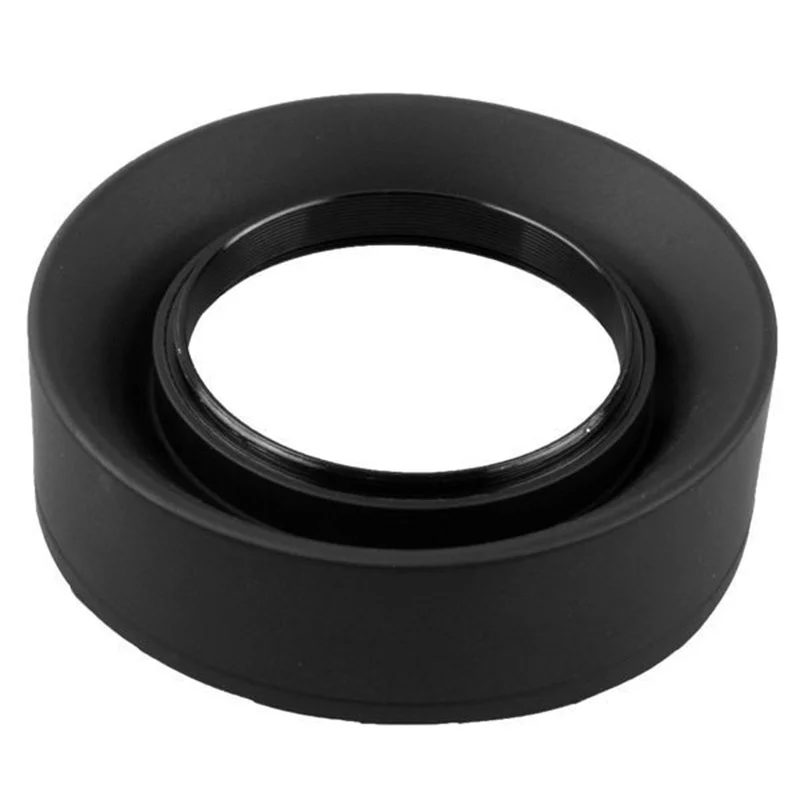 49 52 55 58 62 67 72 77 82mm 3-Stage 3 in1 Collapsible Rubber Foldable Lens Hood for canon nikon DSIR Lens camera