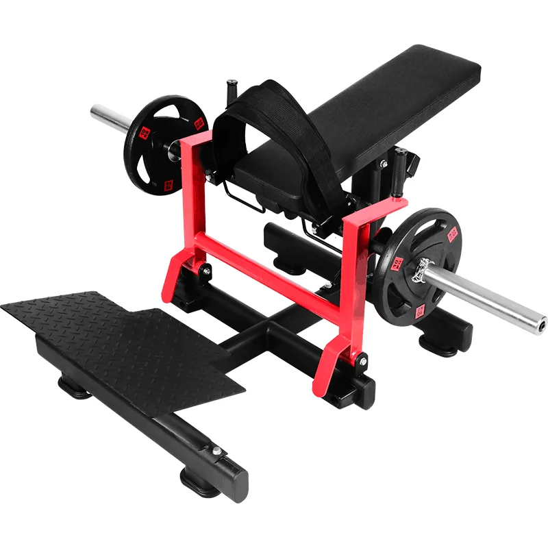 Commercial Fitness Plate Loaded Hip Thrust Machine  thruster Glute Bridge Machine Lift the buttocks and pull in the abdomen