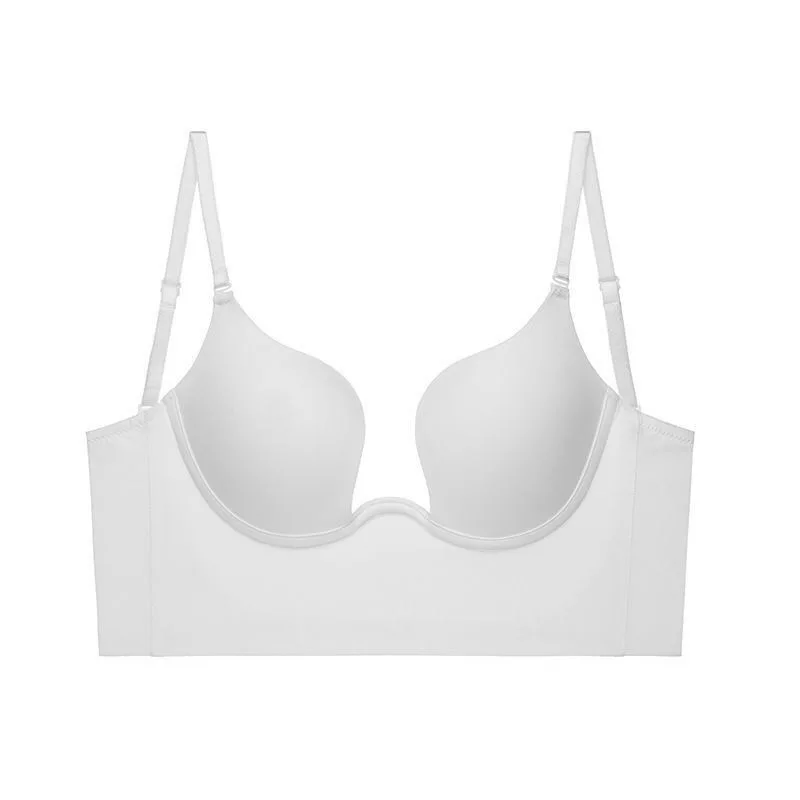 Hot-selling large size U-shaped backless, beautiful back, soft steel ring sexy bra, women's sexy push-up seamless underwear