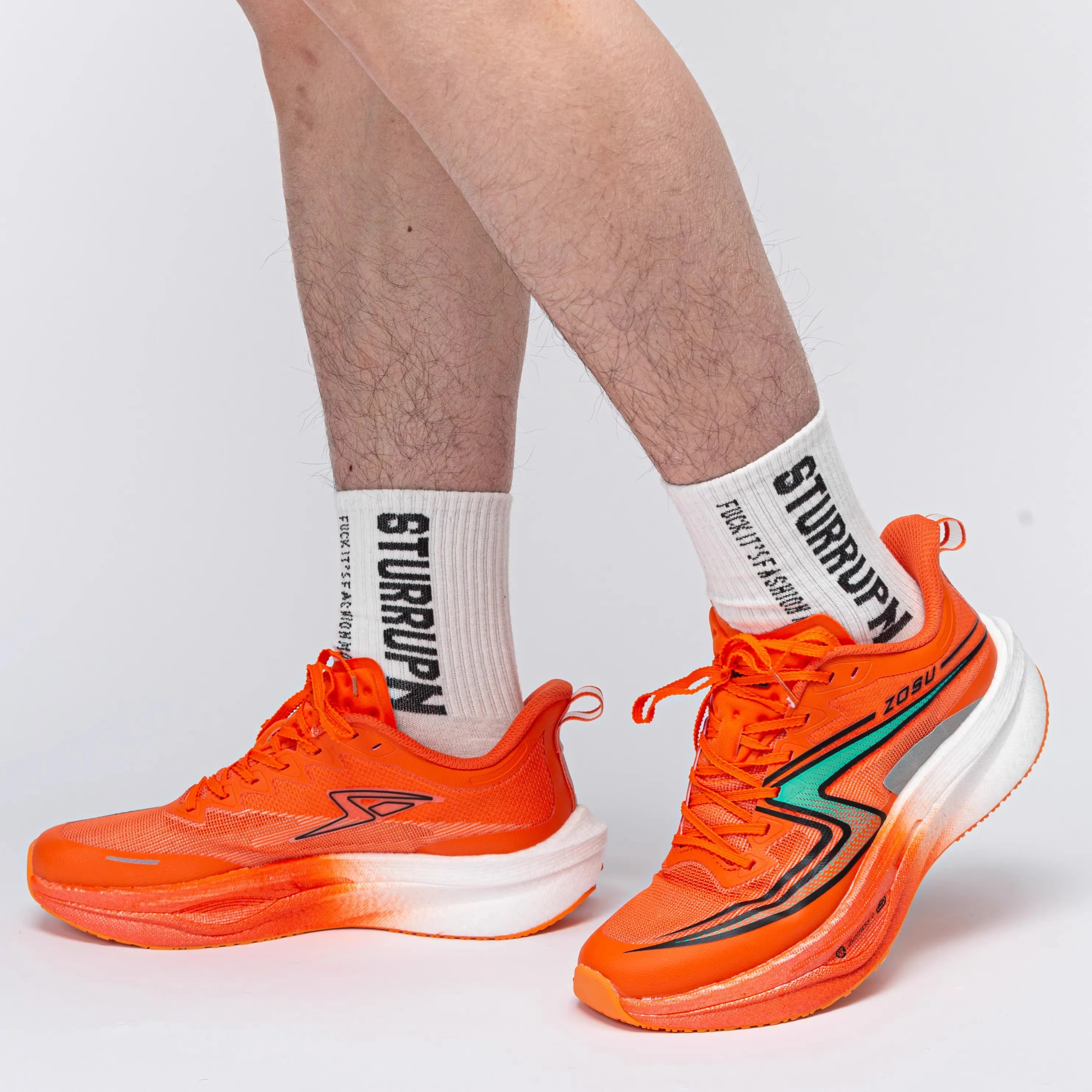 Men's Summer Mesh Sports Shoes - Breathable Casual Outdoor Running Tennis Hiking and Thick Sole Slip-On Style