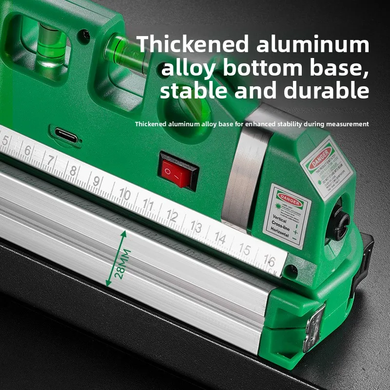 

Cross-border Infrared Magnetic Laser Level - High Precision Portable Slash Bubble Level Tool