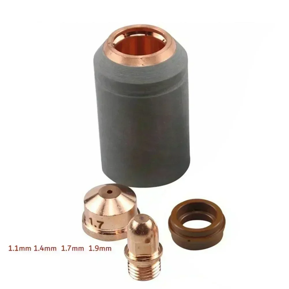 

A141 Plasma Cutting Torch Consumables Set Cutting Electrode, Nozzle, And Protective Cover. Air-cooled Plasma Cutting Consumable