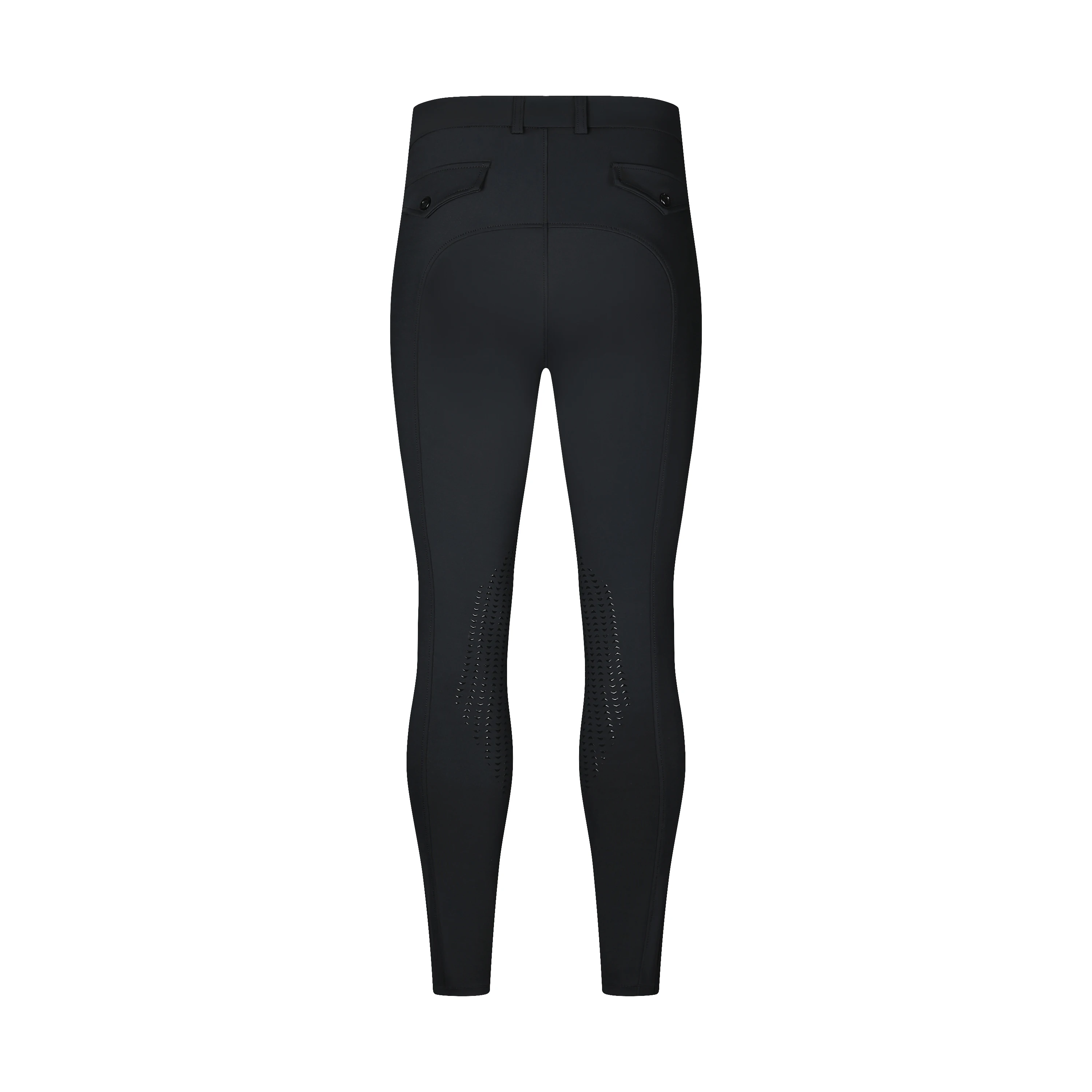 Half-silicone breeches for men; equestrian pants for men; high-elasticity, slim-fit, quick-drying jodhp for men; silicone