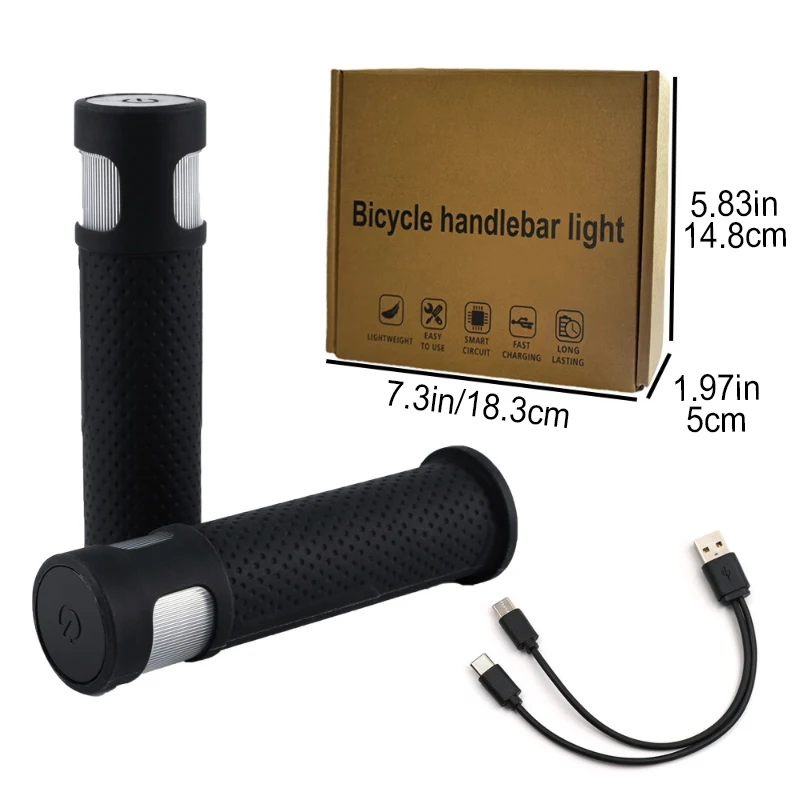 Soft silicone handle cover For Bike Bicycle Motorcycle with lamp Universal Motorbike Touch Switch Protection Cover