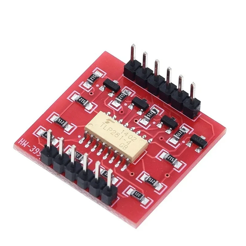 TLP281 4 CH 4-Channel Opto-isolator IC Module For Arduino Expansion Board High And Low Level Optocoupler Isolation 4 Channel