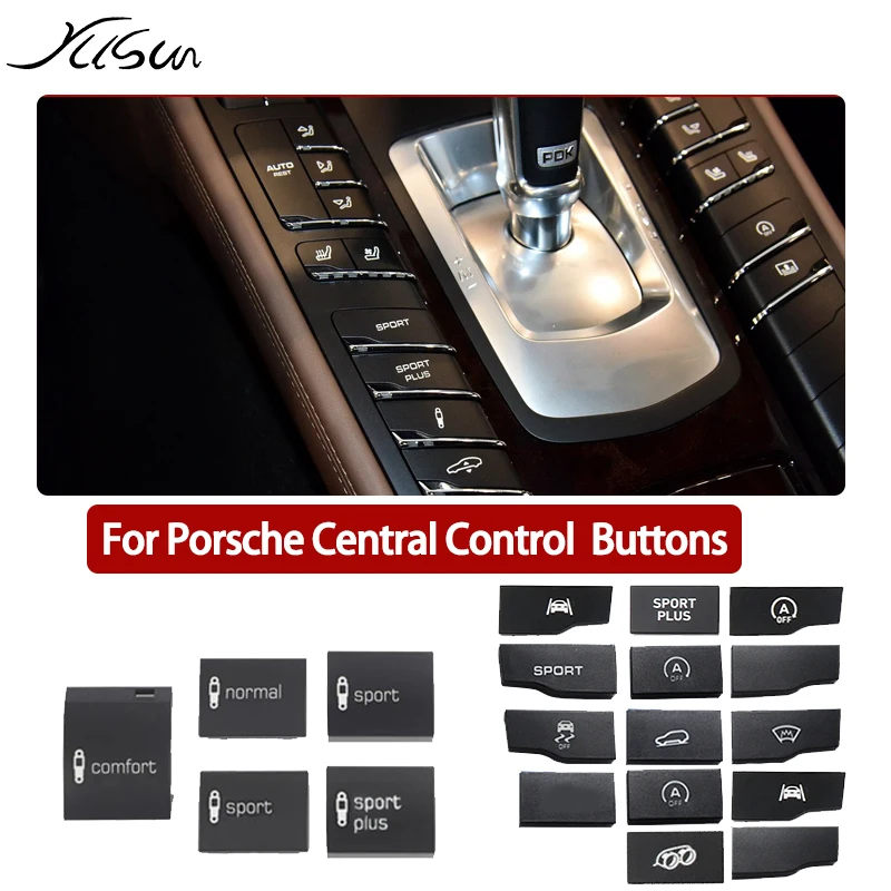 

For Porsche Cayenne 92A Panamera 970 Macan 95B Air Conditioning Button Car Interior Central Control Function Buttons accessories