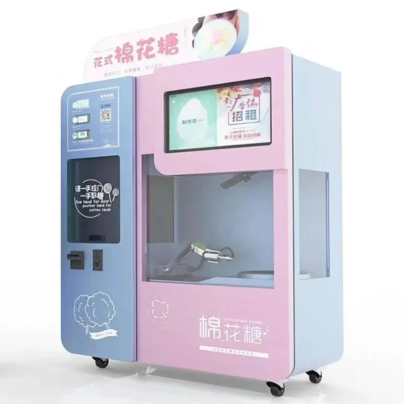 Machine de fabrication de barbe à papa entièrement automatique, produit tendance 2023, bon prix