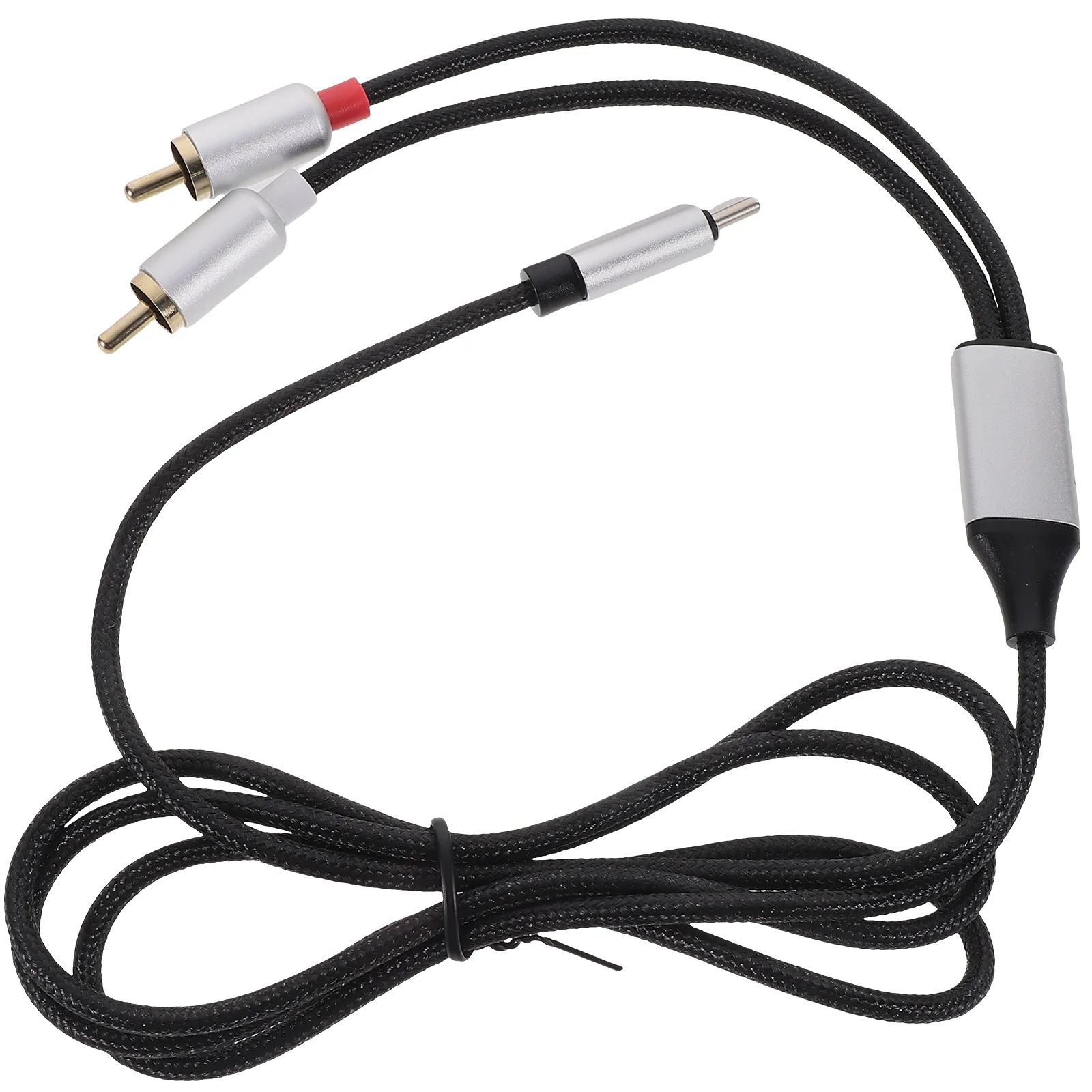 

Type C to RCA Audio Cable 1M USB C Dual Output Stereo Sound Aux Wire for Smartphone Tablet PC Speaker Connection Car Amplifier
