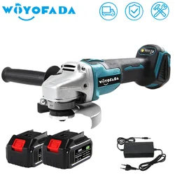 125mm Brushless Electric Angle Grinder Grinding Machine DIY Woodworking Electric Impact Grinding Tool For Makita 18V Battery