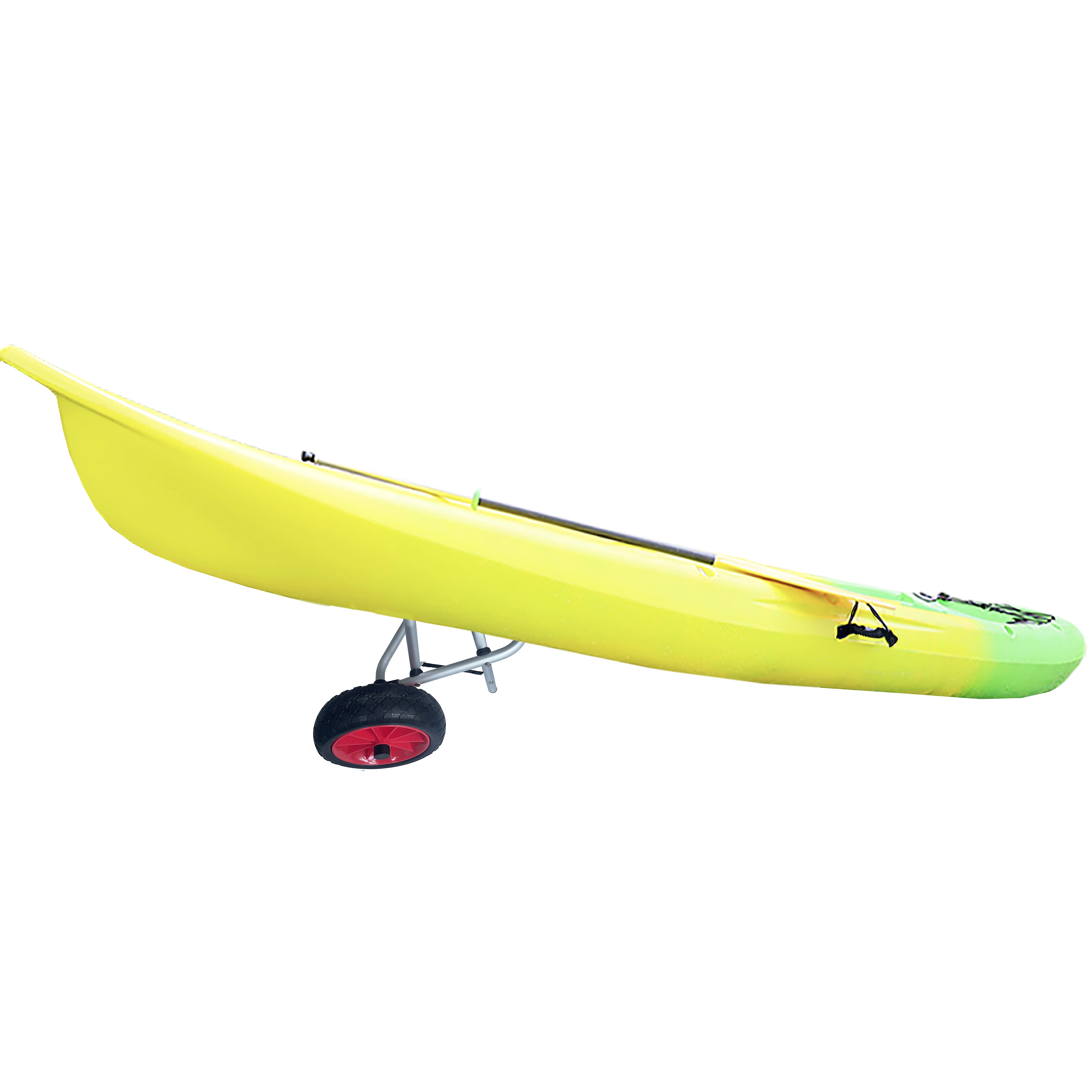 Universal Canoe Carrier Kayak Wheels Trolley Cart Aluminum Folding Marine Cart Outdoor Sports Trolley