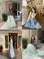 Elegant Pleated Skirt for Women with Elastic Waist Slim Fit A-Line Long Design Spring 2026 Fashion Trend - Image 6