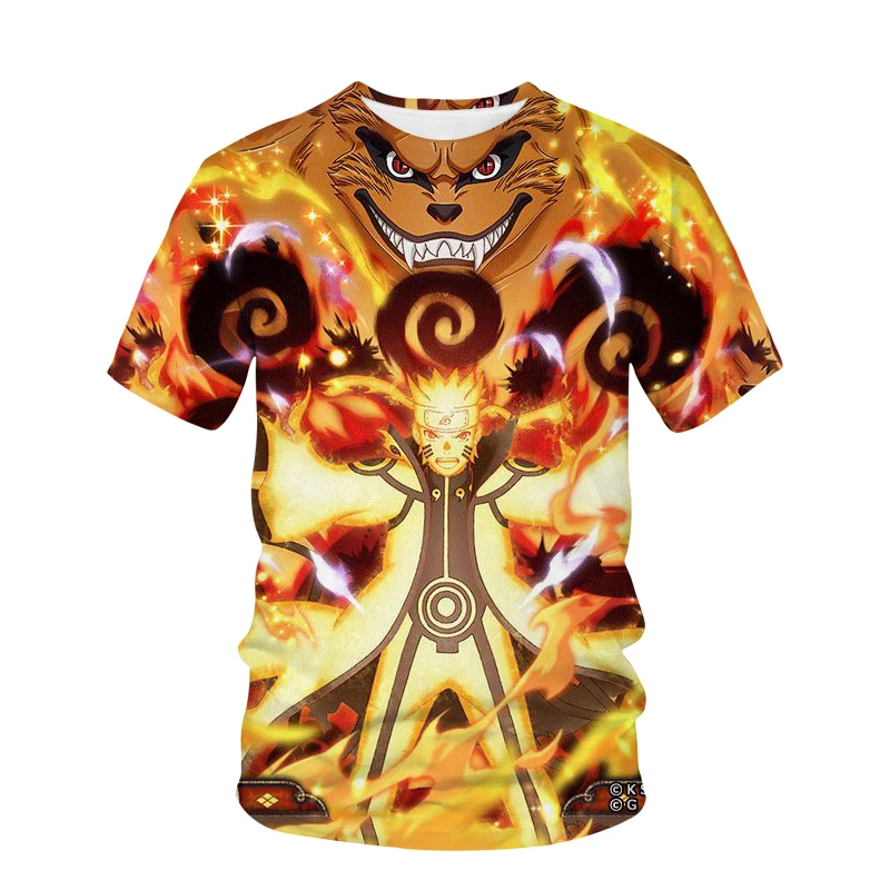 Nieuwe Cartoon Anime Naruto Kinderen T-Shirt Met Korte Mouwen Jongens T-Shirt Kids Anime T-Shirt Zomer Tops 4-14 Jaar Kinderkleding