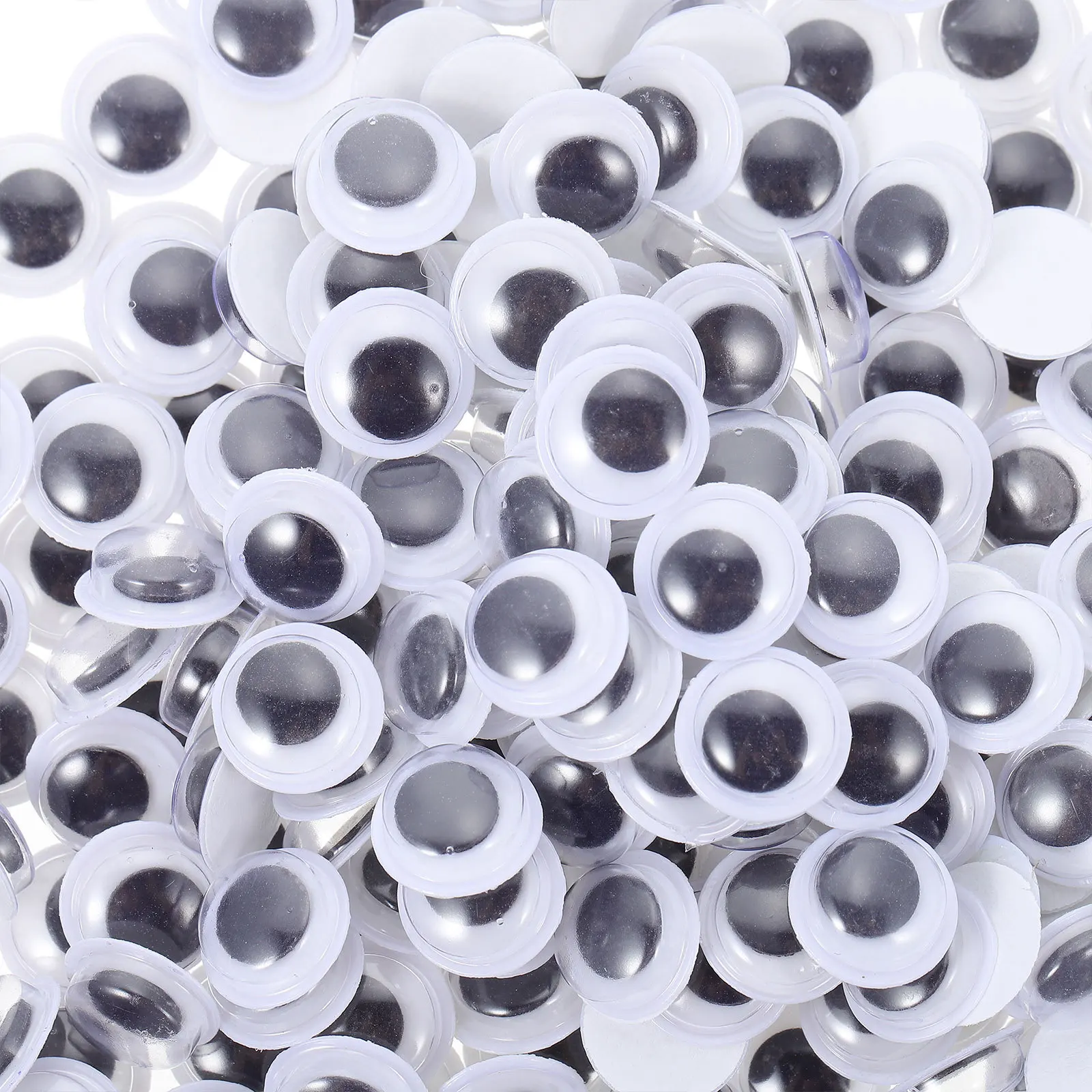 

1 Bag Eyeball Stickers DIY Self-Adhesive Safe Plastic Kids Crafts Eyeball Decor Eye Stickers Crafts Making Materials