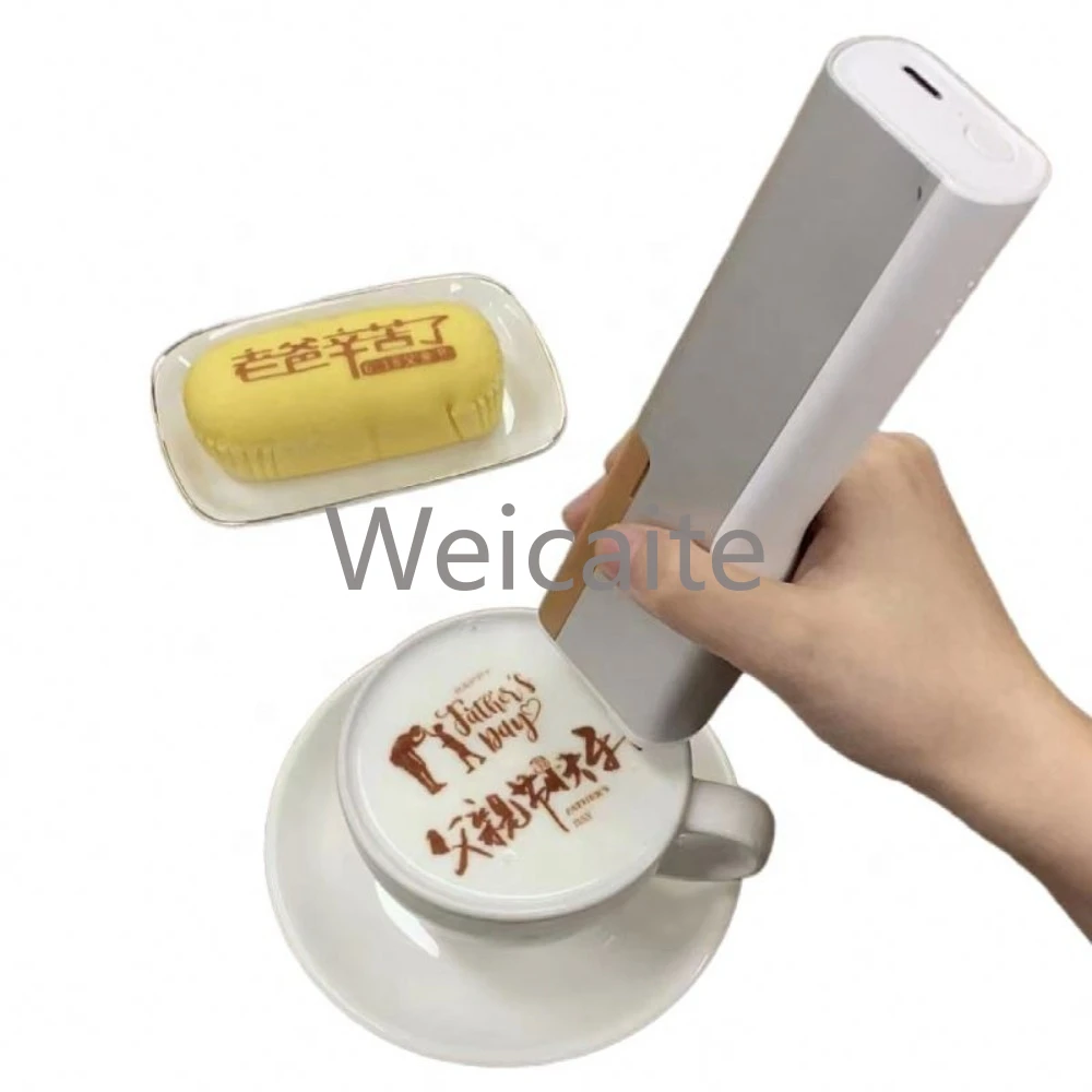 Stylo D'impression Imprimante Alimentaire À Haupt 3D Café Latte Art Gyekau Snack Lait Thé Macaron Stylo À Jet D'encre