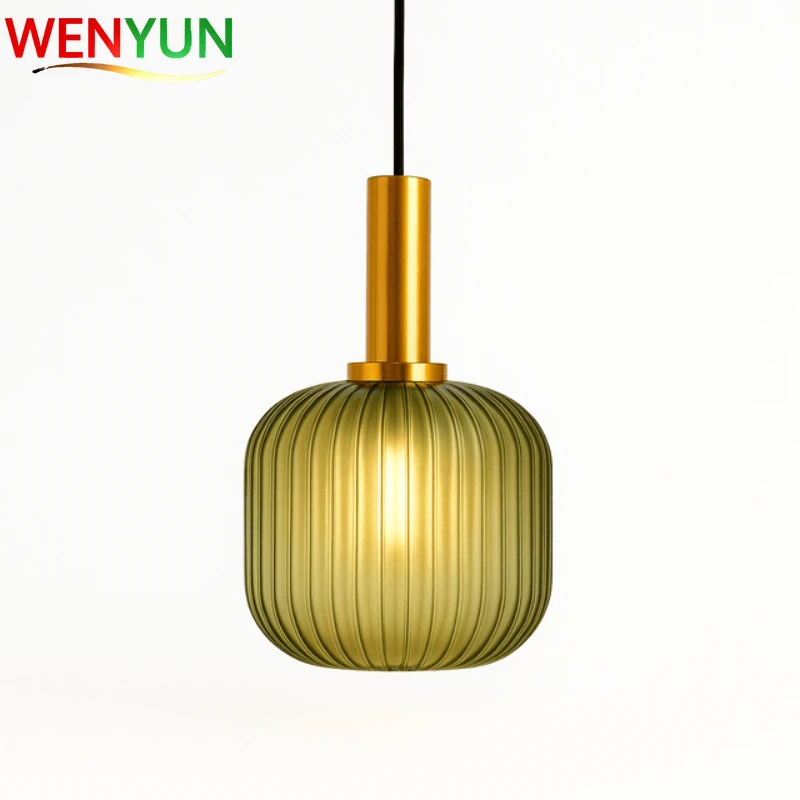 

Рождественская стеклянная люстра в скандинавском стиле, креативная и простая прикроватная барная стойка, балкон, кофейня, кабинет