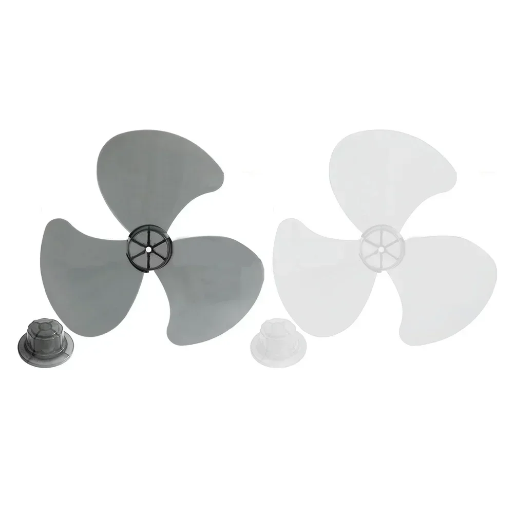 16 Inch Household Plastic Fan Blade Three Leaves With Nut Cover For Pedestal Fan Table Fanner General Accessories