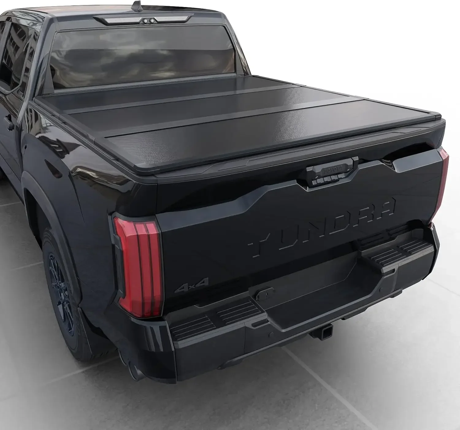 Hard Tri-Fold Truck Bed Tonneau Cover Compatible with 2022-2026 Toyota Tundra 5.6ft Bed w/OE Rail System (66.7