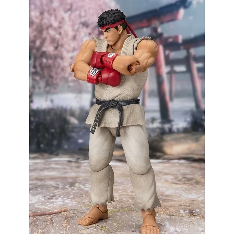 سلسلة بانداي الأصلية S.H.Figuarts 《Street Fighter》Chun - Li,Ken Masters,Sagat Figure Assembly Ornament Toys نموذج قابل للجمع #4