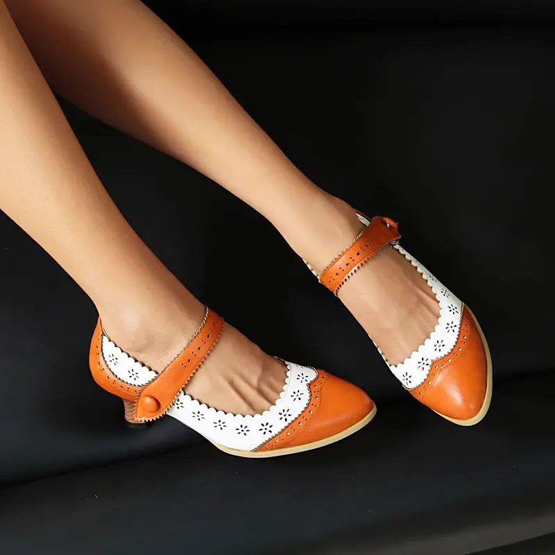 

SIMLOVEYO брендовые милые женские туфли-лодочки на странном каблуке 5 см с пряжкой и ремешком, разноцветные, большие размеры 41, 42, 434, повседневная обувь для отдыха, черная