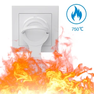 4 Schuko-Flachsteckeradapter mit Klappgriffen für Austauschbare Verkabelung, Stromstecker-Steckeradapter, Europäischer Standard – Detail 10