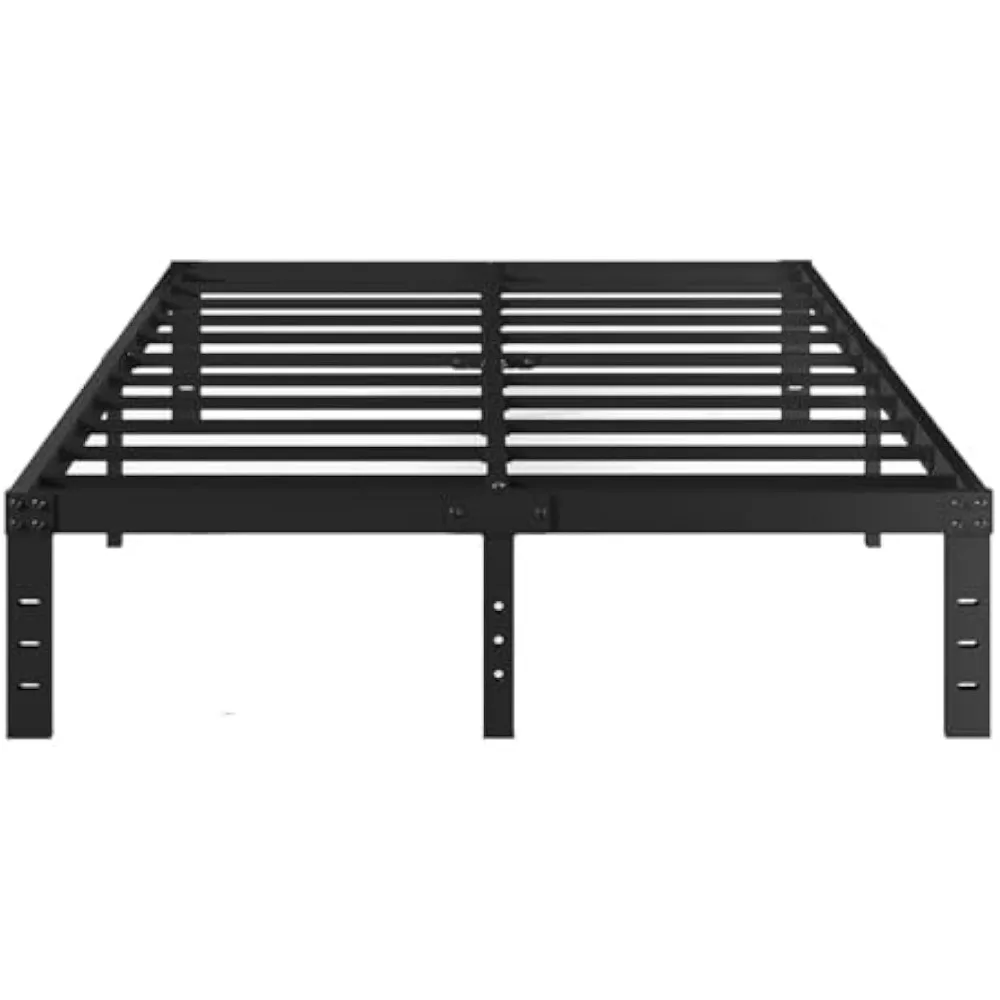 

Metal Platform Bed Frame, 12 Inch King-Size-Bed-Frames with Heavy Duty Steel Slats, Noise Free Mattress Foundation No Box